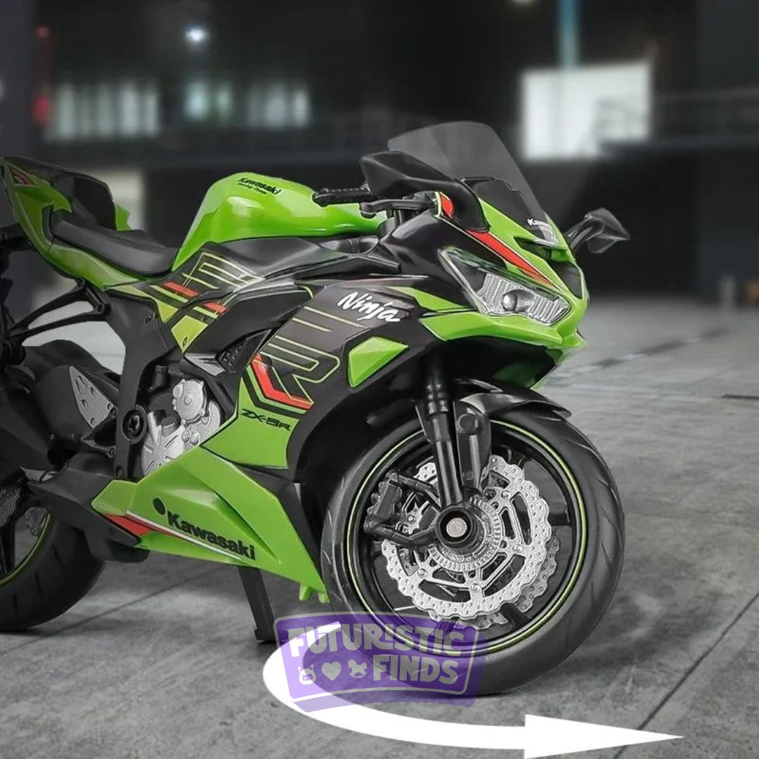 Kawasaki Ninja ZX-6R Diecast Model - 1:12 Scale