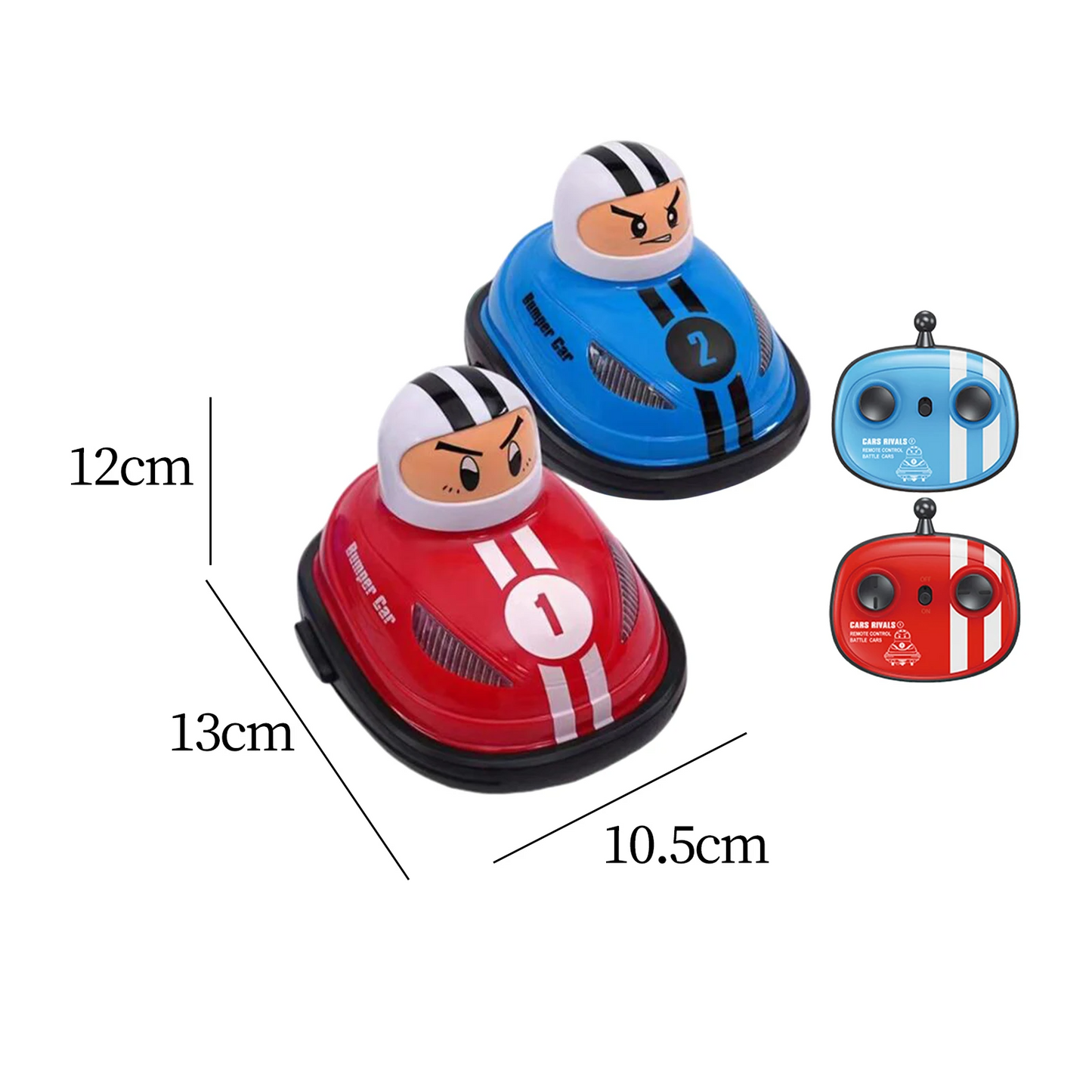 Remote Control Bumper Car Set
