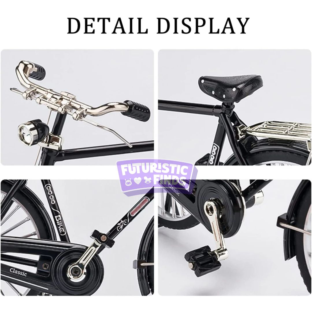 Retro Alloy Bicycle Diecast Model – 1:10 Scale