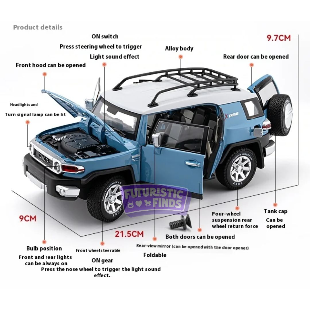 Toyota FJ Land Cruiser Diecast Model – 1:24 Scale