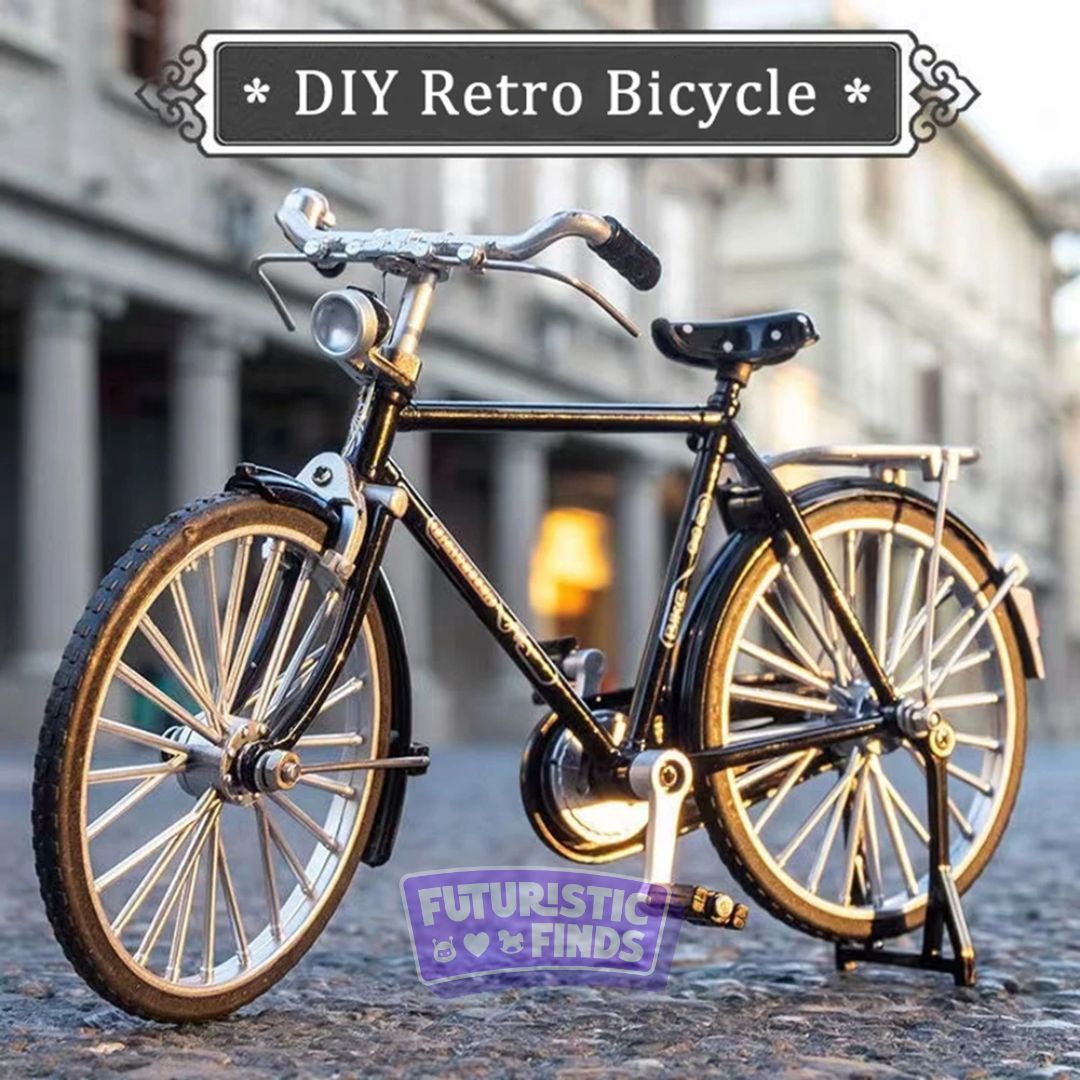 Retro Alloy Bicycle Diecast Model – 1:10 Scale