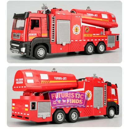 Diecast Fire Truck with Water Spray Function
