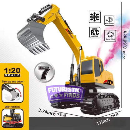 Remote Control Excavator Toy