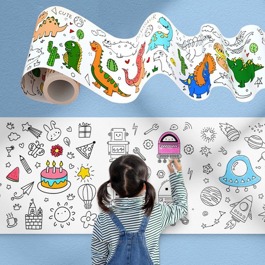 Kids' Graffiti Sticky Roll (~120 Inches)