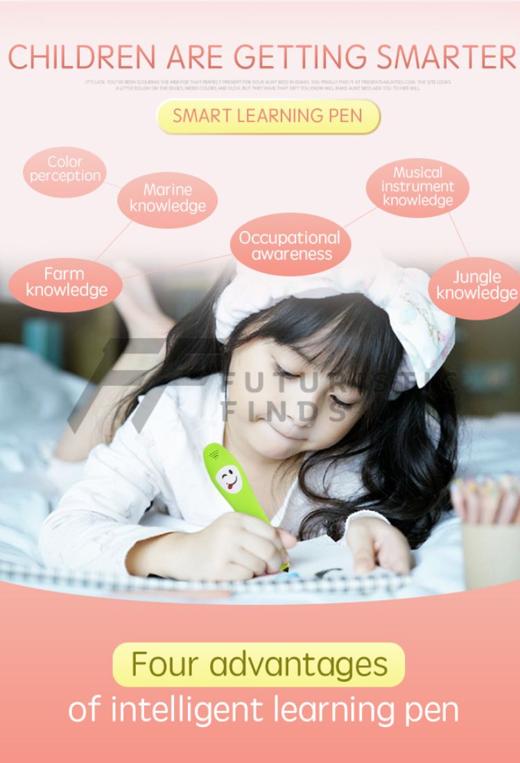Child Using Smart Pen Smart Learning Pen – Futuristic Finds