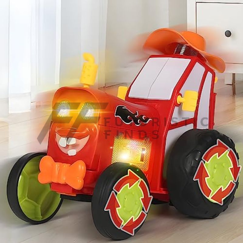 Remote Control Crazy Jumping Tractor Toy