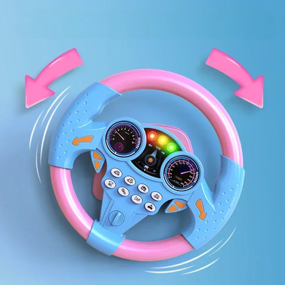 Musical Car Steering Wheel Toy