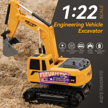 Remote Control Excavator Toy
