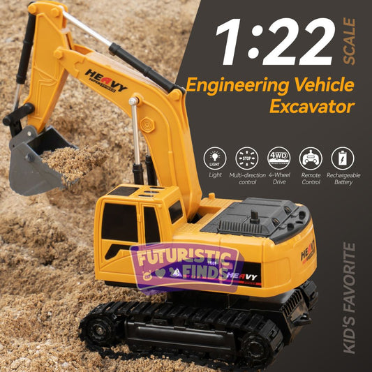 Remote Control Excavator Toy