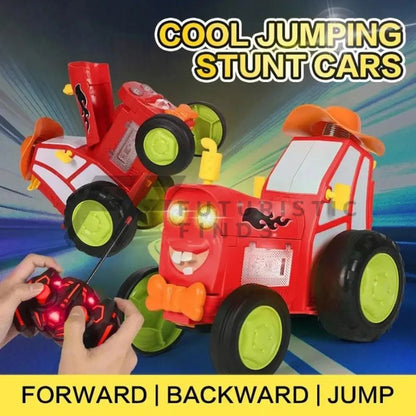 Remote Control Crazy Jumping Tractor Toy