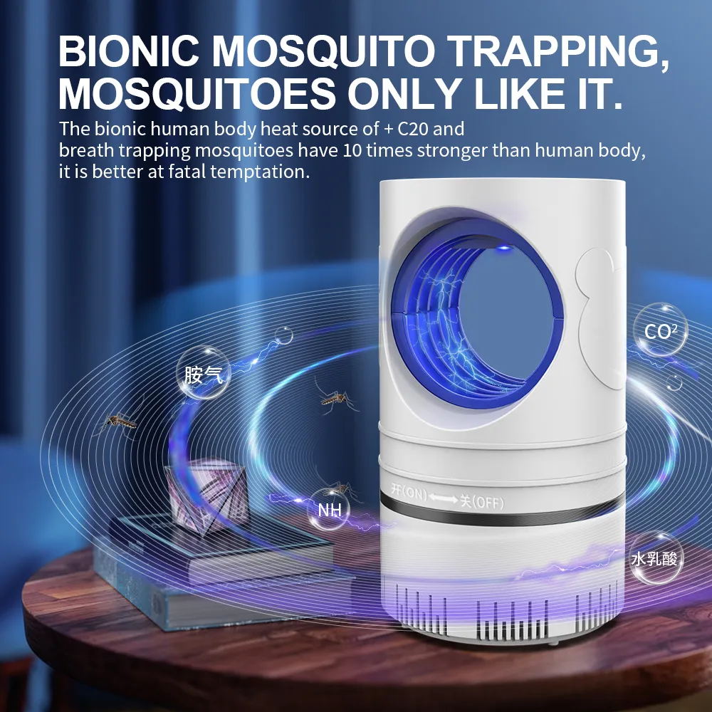 Radiationless UV Electric Mosquito Lamp