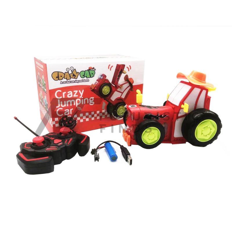 Remote Control Crazy Jumping Tractor Toy