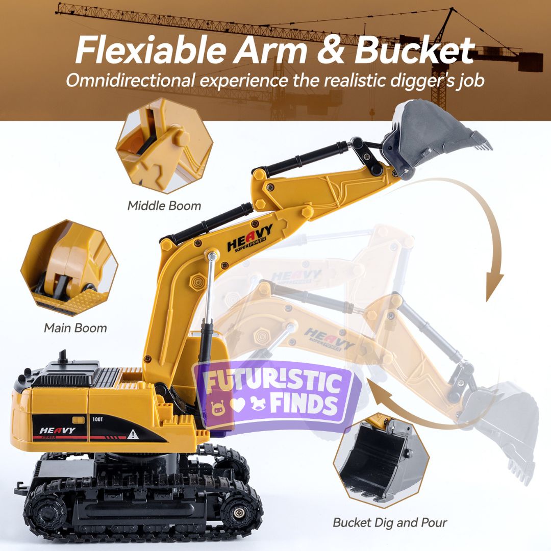 Remote Control Excavator Toy