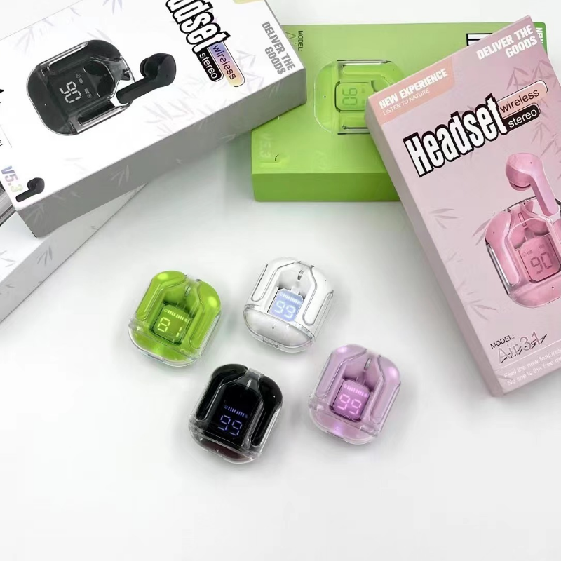 Air31 Transparent Trendy Wireless Earbuds for Android & Iphone