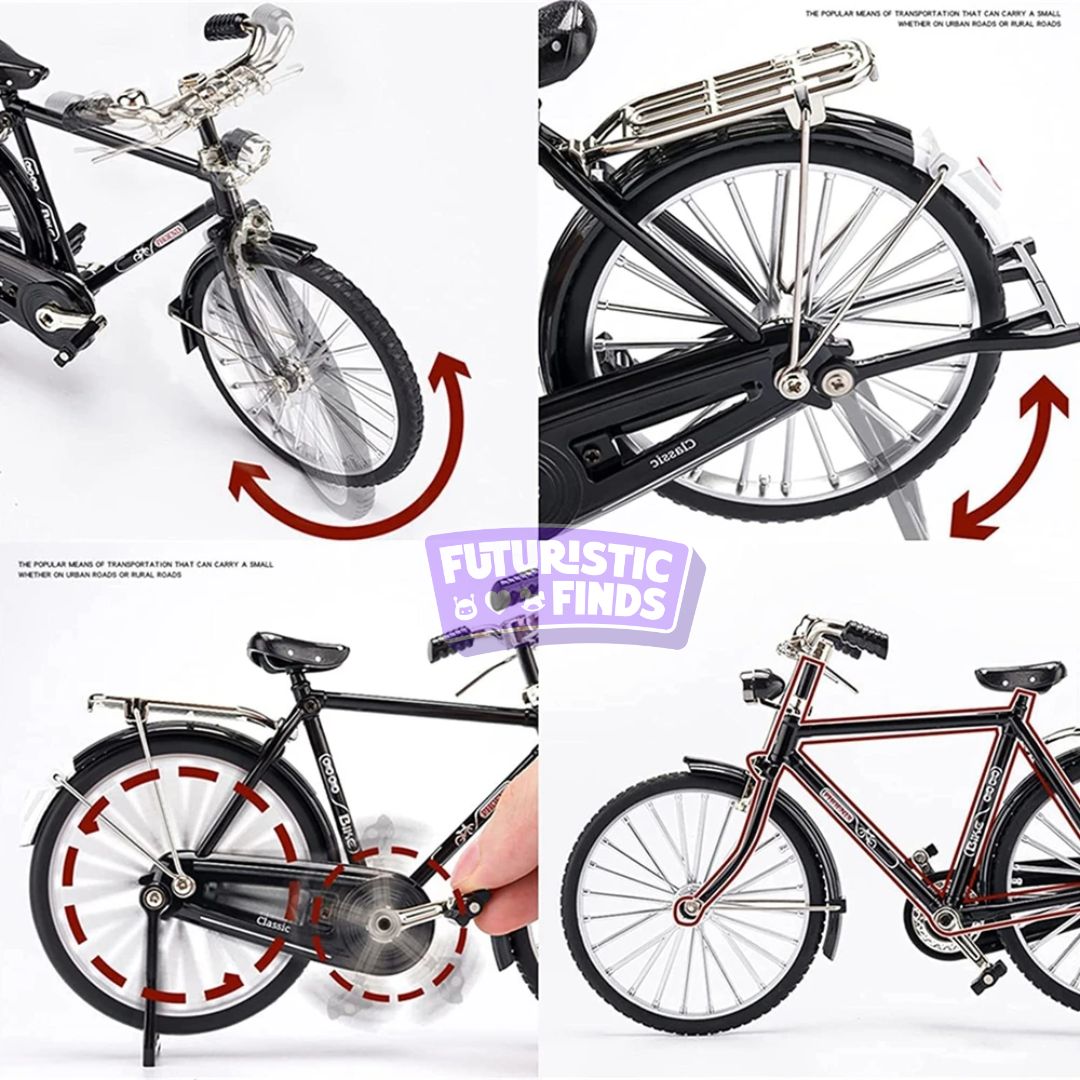 Retro Alloy Bicycle Diecast Model – 1:10 Scale