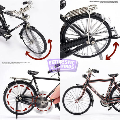 Retro Alloy Bicycle Diecast Model – 1:10 Scale