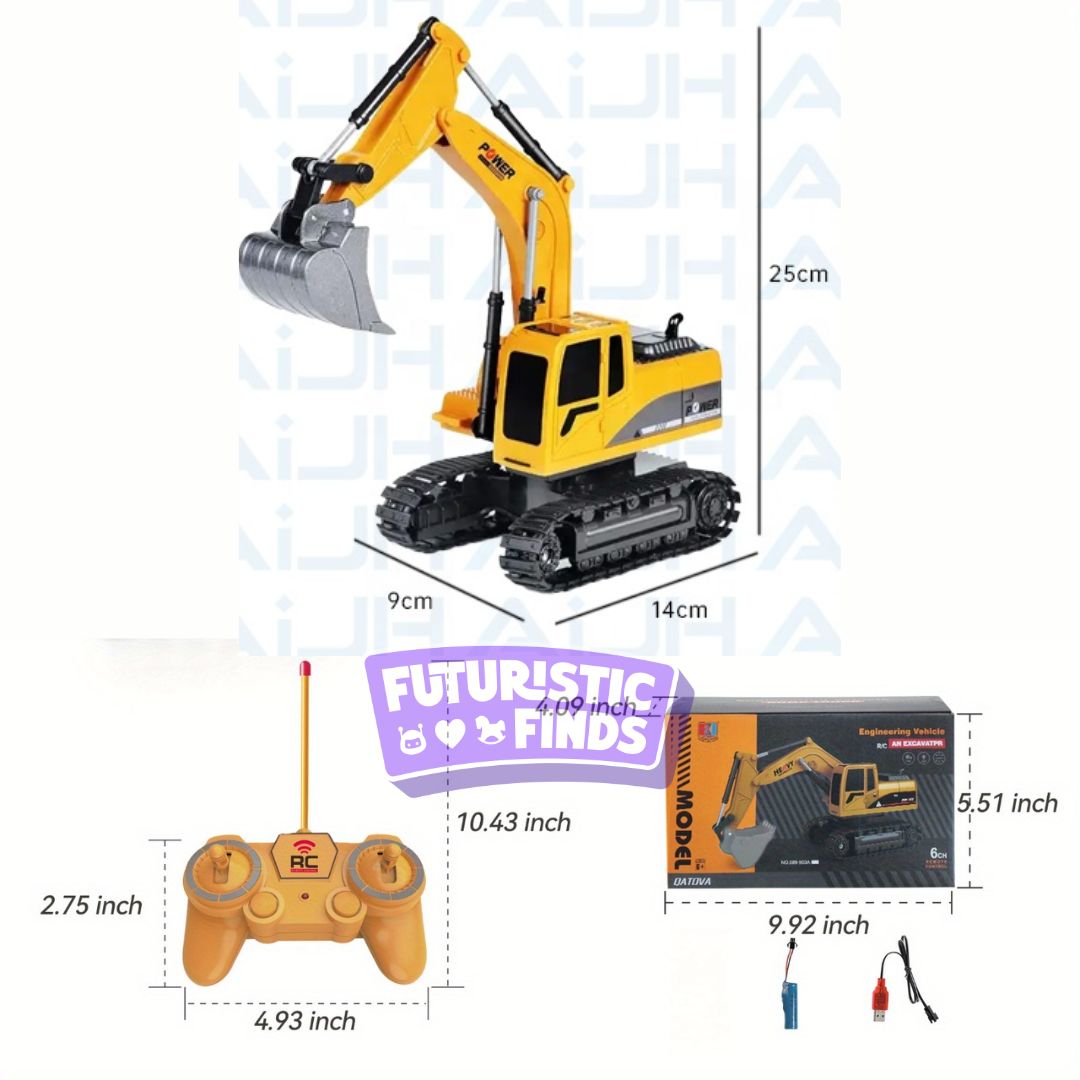 Remote Control Excavator Toy