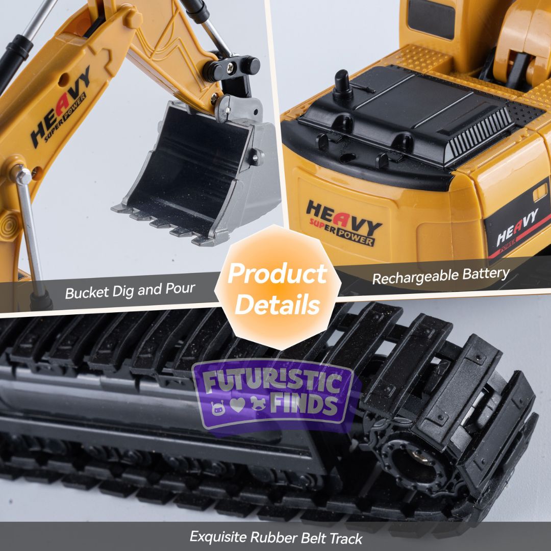 Remote Control Excavator Toy