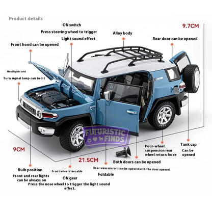 Toyota FJ Land Cruiser Diecast Model – 1:24 Scale