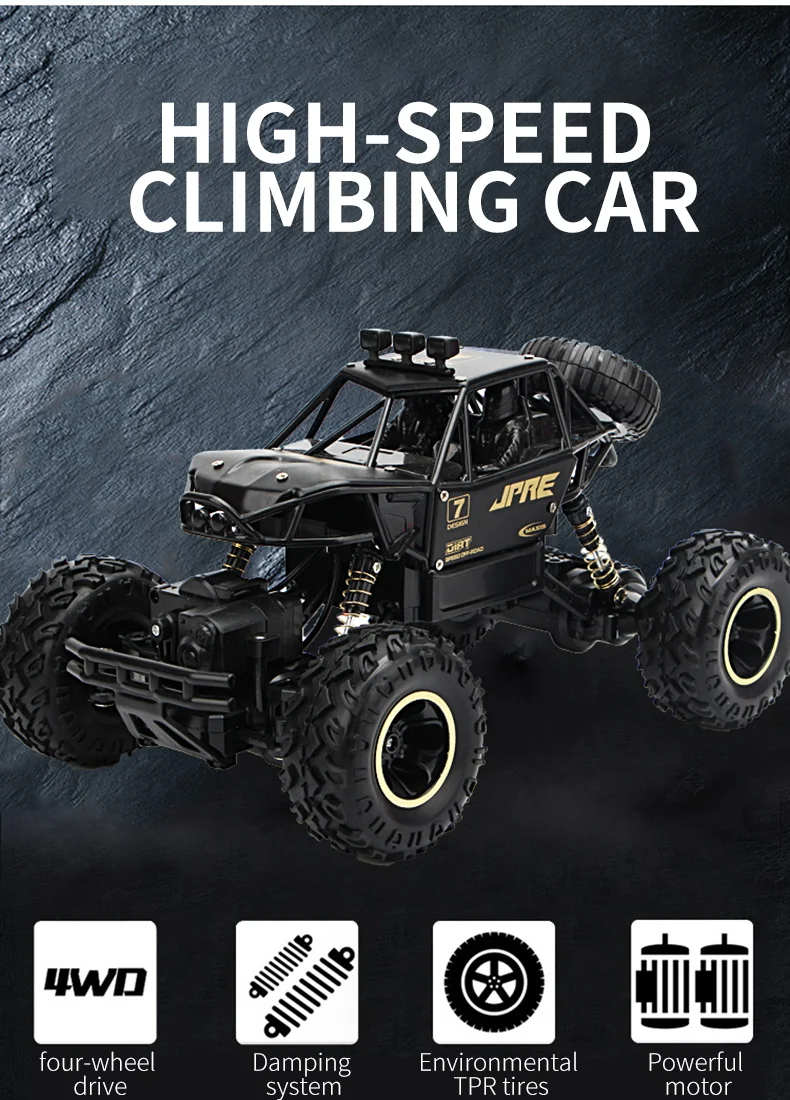 Remote Control Alloyed Rock Climber 1:18