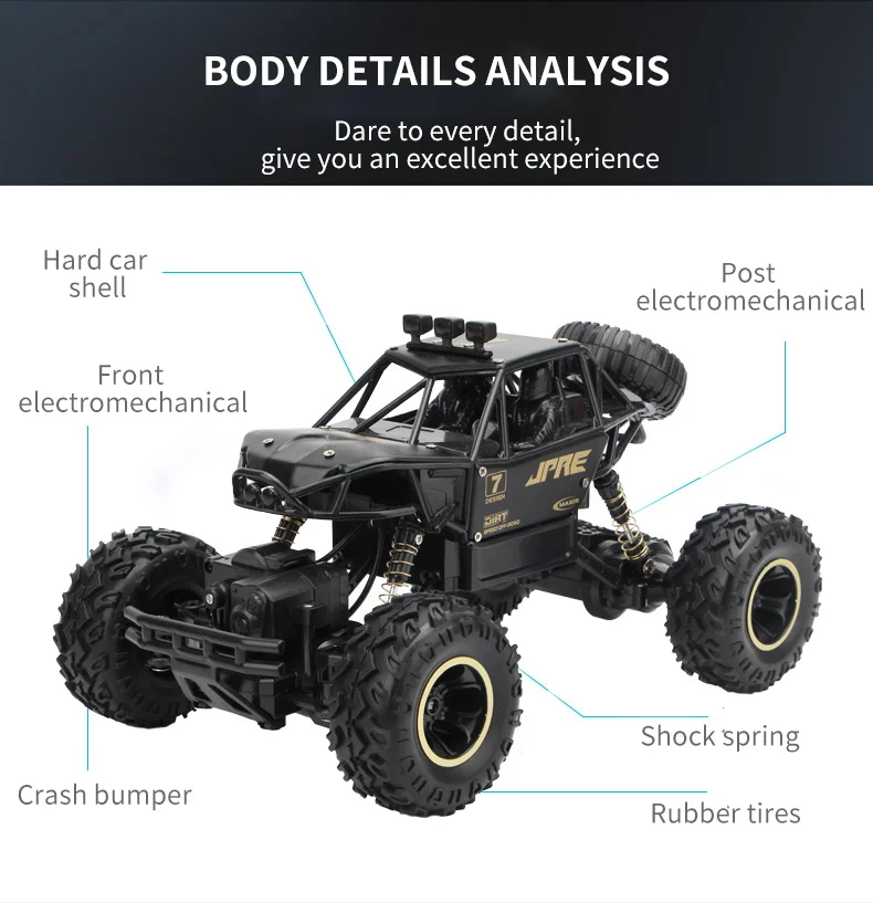 Remote Control Alloyed Rock Climber 1:18